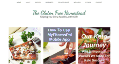 Desktop Screenshot of glutenfreehomestead.com